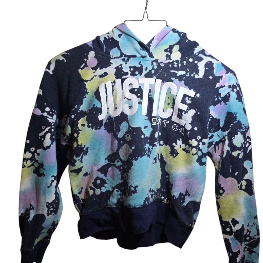 Colorful Justice Tie-Dye Hoodie